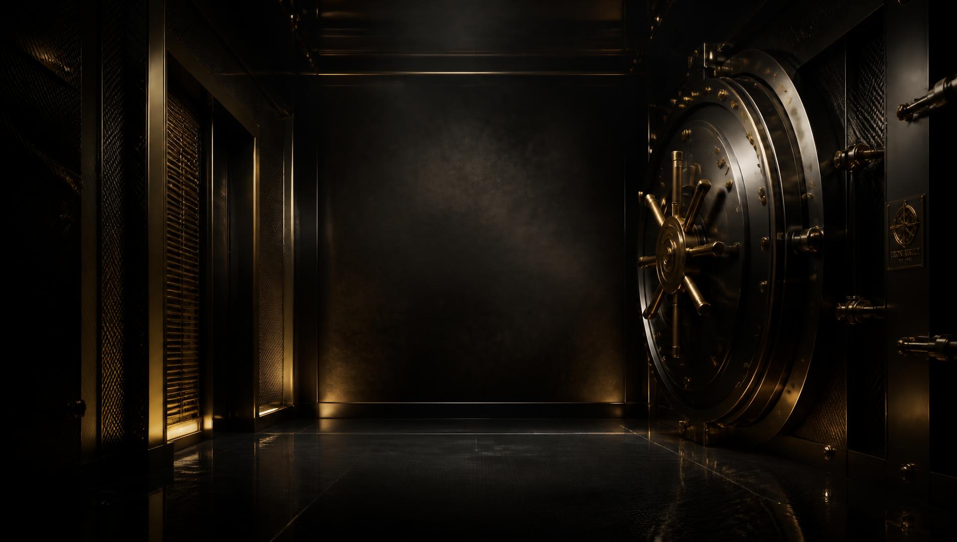 The G.O.A.T. Vault interior with illuminated graded card displays